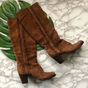 Frye Bella Fringe Tall Pull-on Boots